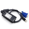 KVM кабель-адаптер ATEN ALTUSEN KA7170 USB, VGA с поддержкой композитного видео сигнала (уценка)
