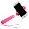 Mini Bluetooth Pink - Selfie Stick - Noosy BR09 - селфи палка - монопод  - Noosypod