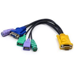 KVM кабель ATEN LIN5-27X6-U21G 0,27 м консольный (уценка)