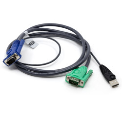 KVM кабель ATEN 2L-5201U - 1.2м VGA, USB, SPHD-15 для соединения с ПК