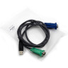 KVM кабель ATEN 2L-5201U - 1.2м VGA, USB, SPHD-15 для соединения с ПК (уценка)