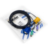 KVM кабель ATEN 2L-5202P - 1.8м VGA, PS/2, SPHD-15 для соединения с ПК