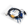 KVM кабель ATEN 2L-5202UP - 1.8м VGA, PS/2-USB, SPHD-15 для соединения с ПК