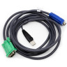 KVM кабель ATEN 2L-5203U - 3м VGA, USB, SPHD-15 для соединения с ПК (уценка)