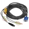 KVM кабель ATEN 2L-5305U - 5м HDB, USB, JACK 3.5мм, SPHD15 для соединения с ПК (уценка)