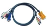 KVM кабель ATEN 2L-5305U - 5м HDB, USB, JACK 3.5мм, SPHD15 для соединения с ПК (уценка)