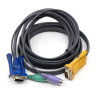 KVM кабель ATEN 2L-5203P - 3м VGA, PS/2, SPHD-15 для соединения с ПК (уценка)