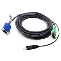 KVM кабель ATEN 2L-5205U - 5м VGA, USB, SPHD-15 для соединения с ПК (уценка)