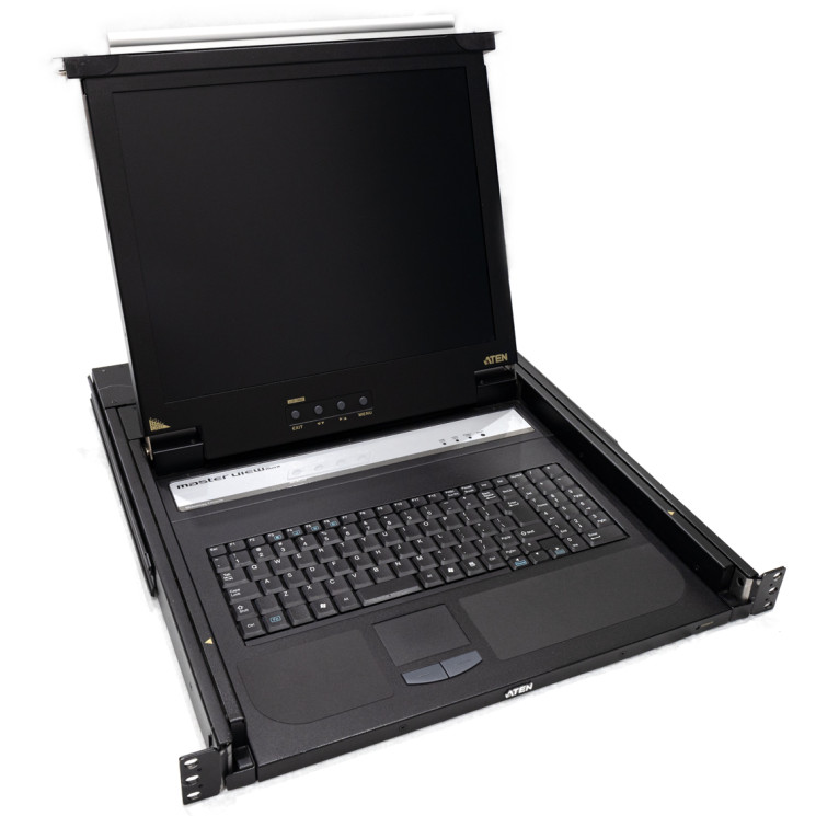 KVM консоль выдвижная ATEN Master View Max CL1200M (17" ЖК и интерфейсом PS/2, VGA, 1024 x 768) (уценка)