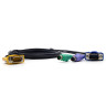KVM кабель ATEN 2L-5302UP - 1.8м VGA, PS/2, USB, SPHD-15 для соединения с ПК