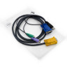 KVM кабель ATEN 2L-5302UP - 1.8м VGA, PS/2, USB, SPHD-15 для соединения с ПК (уценка)