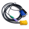 KVM кабель ATEN 2L-5302UP - 1.8м VGA, PS/2, USB, SPHD-15 для соединения с ПК (уценка)
