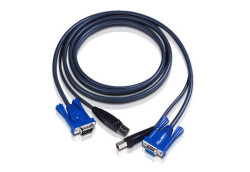 KVM кабель ATEN 2L-5005U - 5м VGA, USB для соединения с ПК и консолью