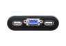 KVM кабель-переключатель ATEN CS22U 2-портовый, USB, VGA с пультом удаленного переключения порта