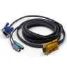 KVM кабель ATEN 2L-5203P - 3м VGA, PS/2, SPHD-15 для соединения с ПК (уценка)