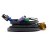 KVM кабель ATEN 2L-5203P - 3м VGA, PS/2, SPHD-15 для соединения с ПК (уценка)