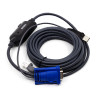 KVM кабель-адаптер ATEN ALTUSEN KA7970 USB, VGA, 5м (уценка)